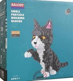 Balody 3D bouwset Grijs witte kat Outlet
