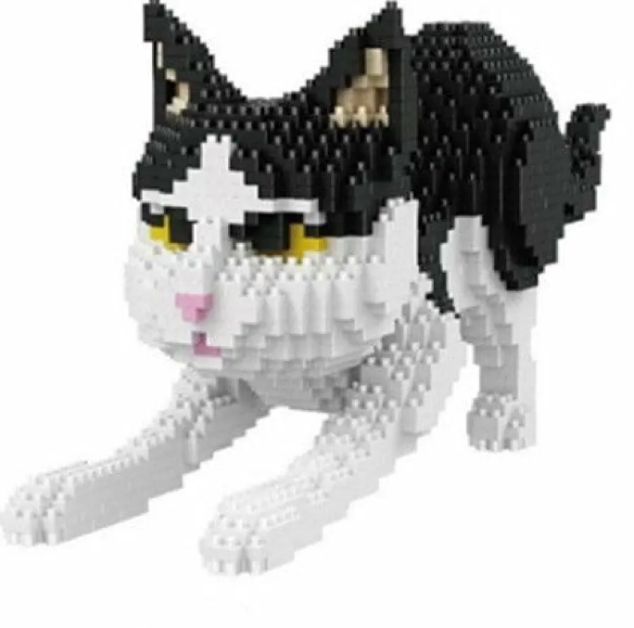 Balody 3D bouwset Zwart witte kat Discount