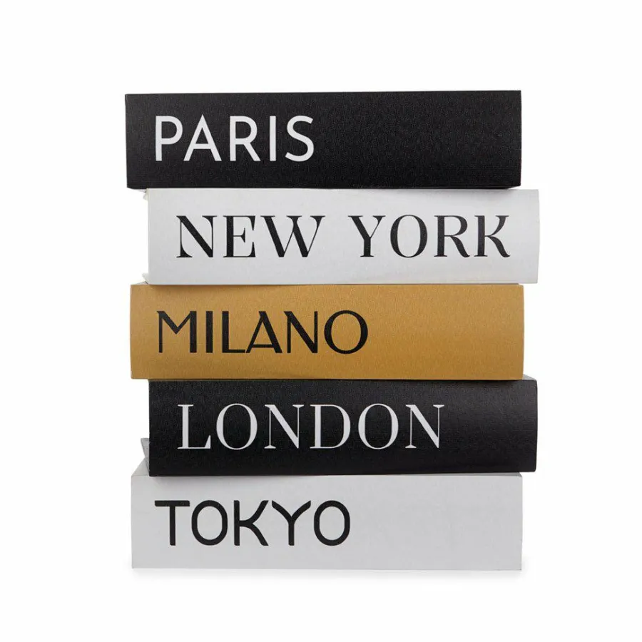Balvi Bijzettafel Metropolitan Book Stack wood New