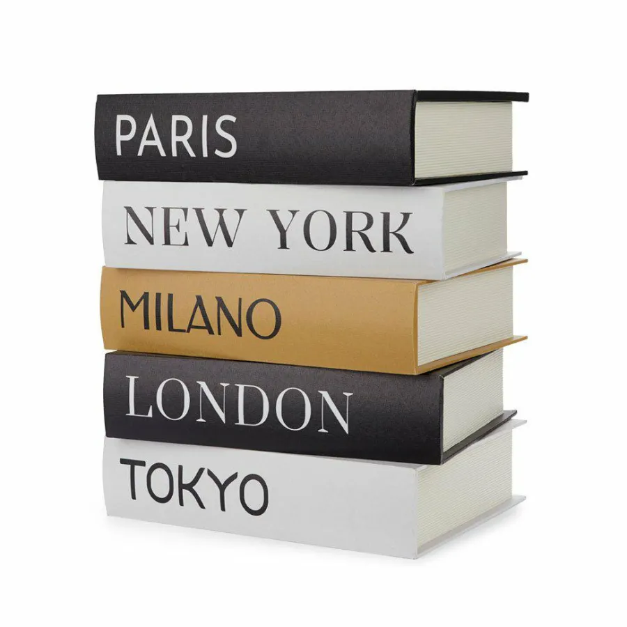 Balvi Bijzettafel Metropolitan Book Stack wood New