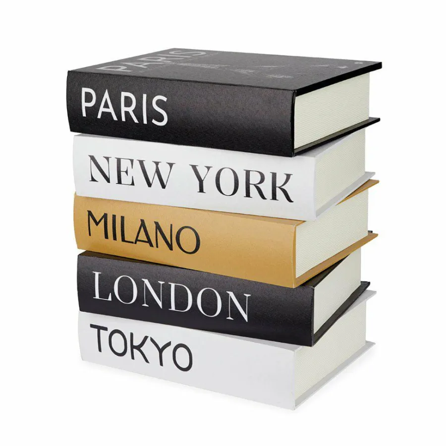 Balvi Bijzettafel Metropolitan Book Stack wood New