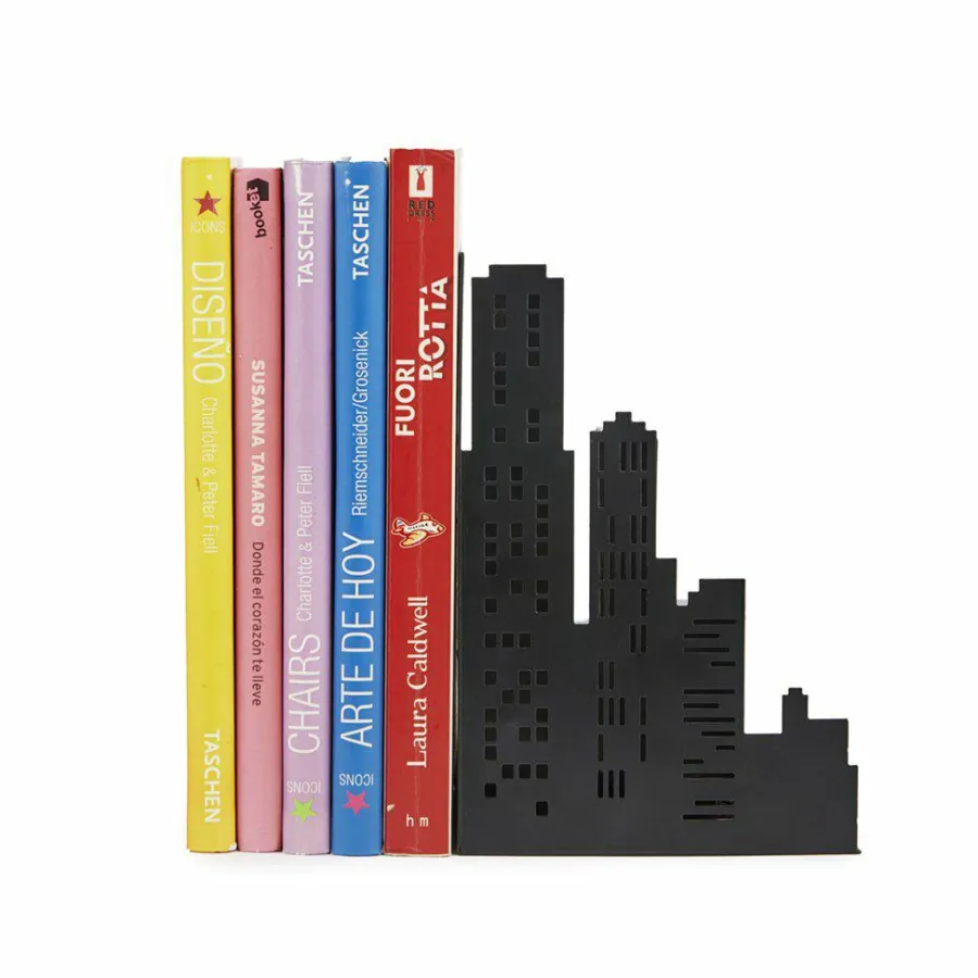 Balvi Boekensteun City Lights zwart Hot