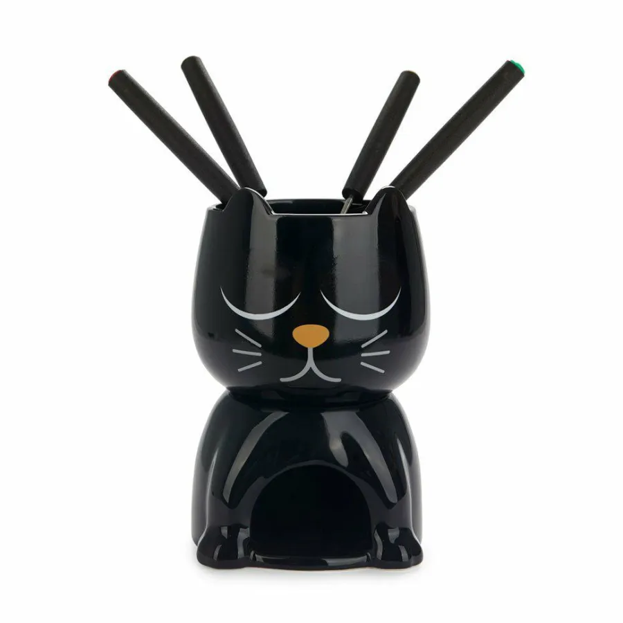 Balvi Fondue set kat zwart New