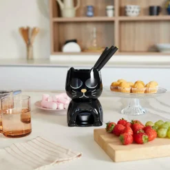 Balvi Fondue set kat zwart New