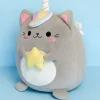 Balvi Katten kussen Fluffy Kawaii Starry grijs Clearance