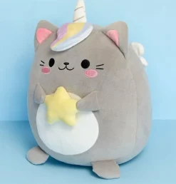 Balvi Katten kussen Fluffy Kawaii Starry grijs Clearance