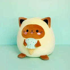 Balvi Katten kussen Fluffy Kawaii Minty Geel Clearance