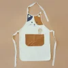 Balvi Keukenschort Kitty wit/bruin New