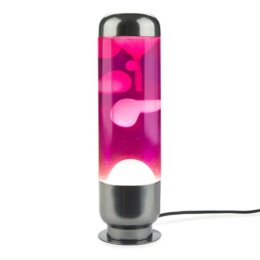 Balvi Lavalamp capsule roze/wit Best