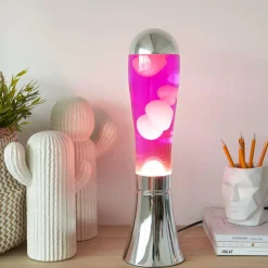 Balvi Lavalamp roze/zilver Best