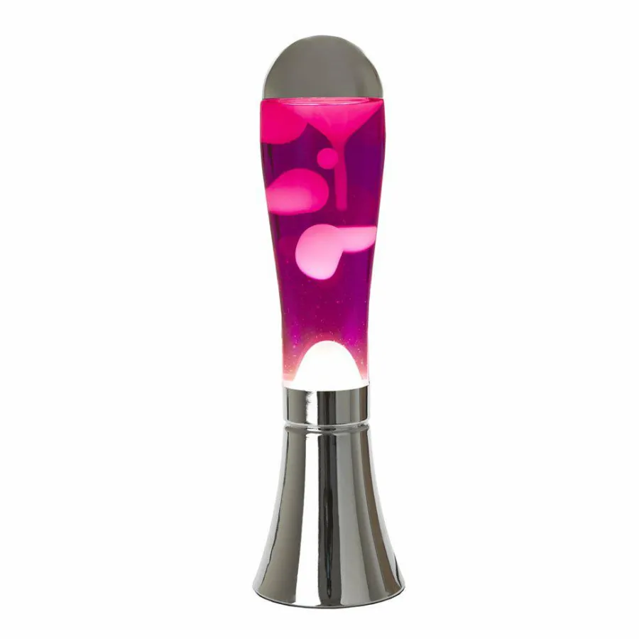 Balvi Lavalamp roze/zilver Best