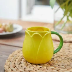 Balvi Mok Tulp geel keramiek Best