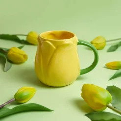 Balvi Mok Tulp geel keramiek Best