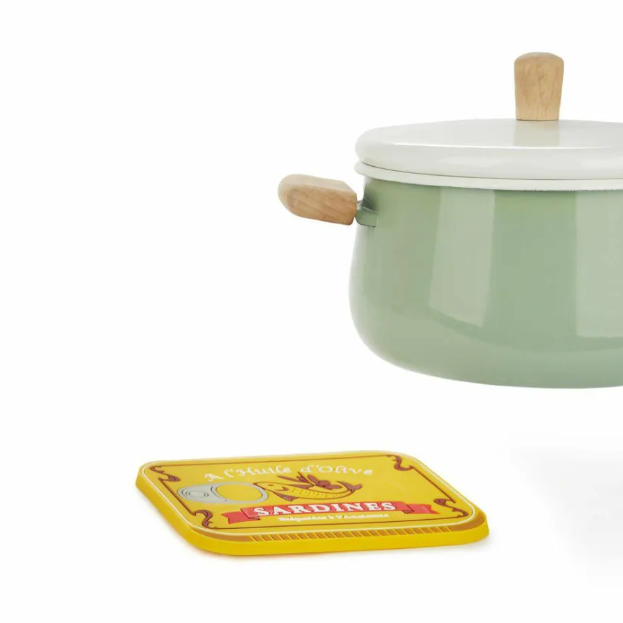 Balvi Pannenonderzetter Conserverie Sardines – Geel Hot