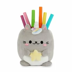 Balvi Pennenbakje Fluffy Kawaii Starry Grijs New
