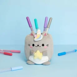 Balvi Pennenbakje Fluffy Kawaii Starry Grijs New