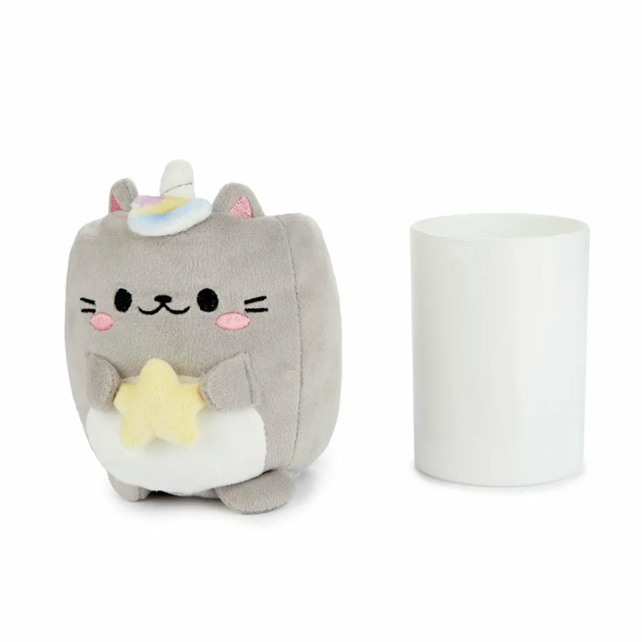 Balvi Pennenbakje Fluffy Kawaii Starry Grijs New