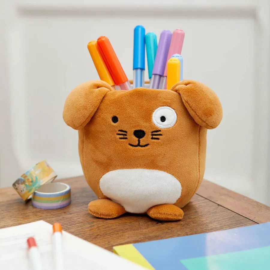 Balvi Pennenbakje Fluffy Woof velvet Bruin