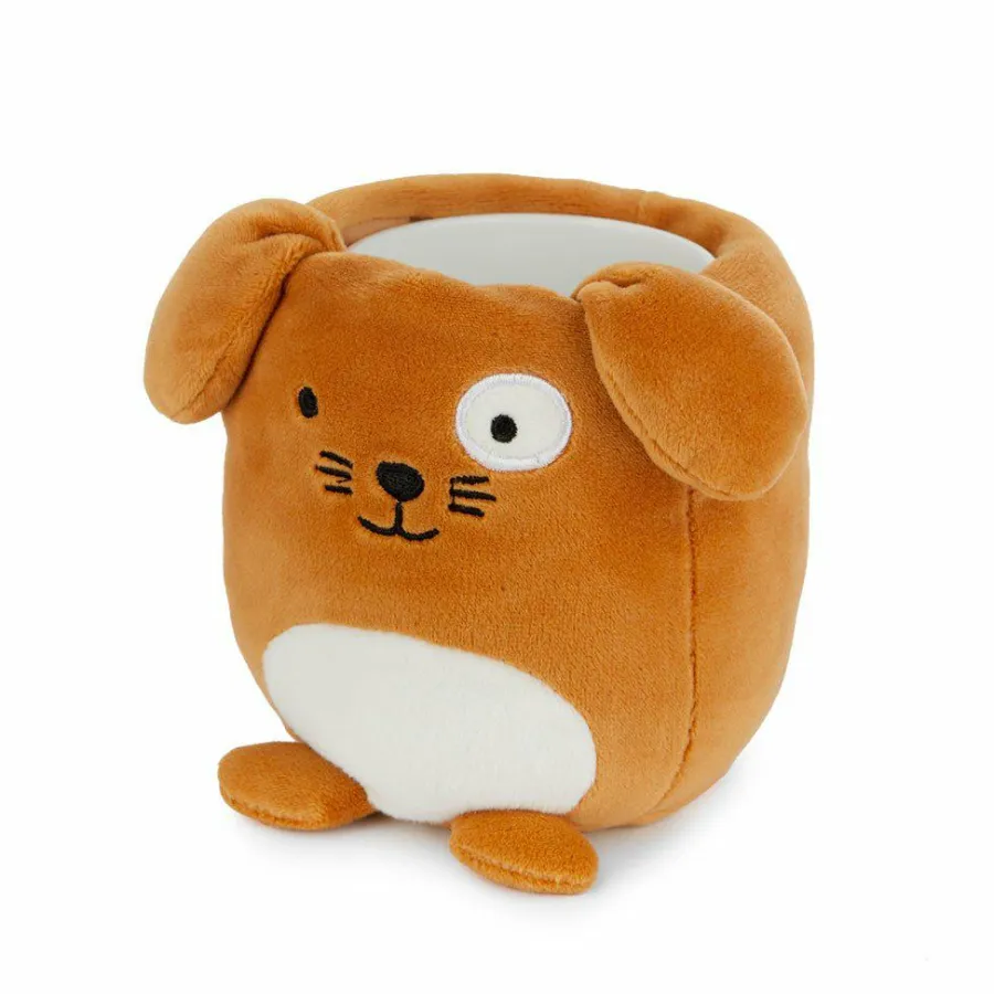 Balvi Pennenbakje Fluffy Woof velvet Bruin