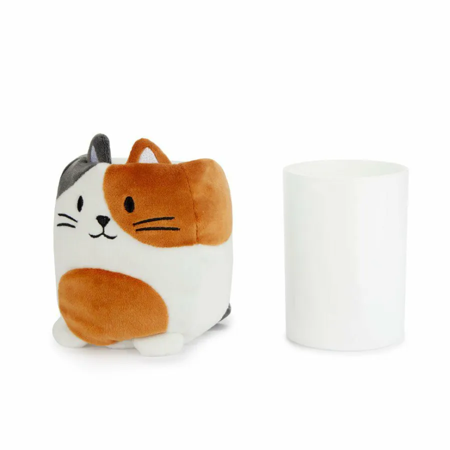 Balvi Pennenbakje Fluffy Kitty Calico velvet Multicolor Outlet