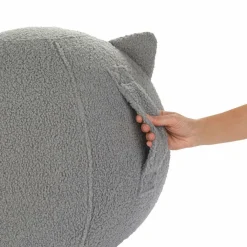 Balvi Poef Kitty grijs polyester Online
