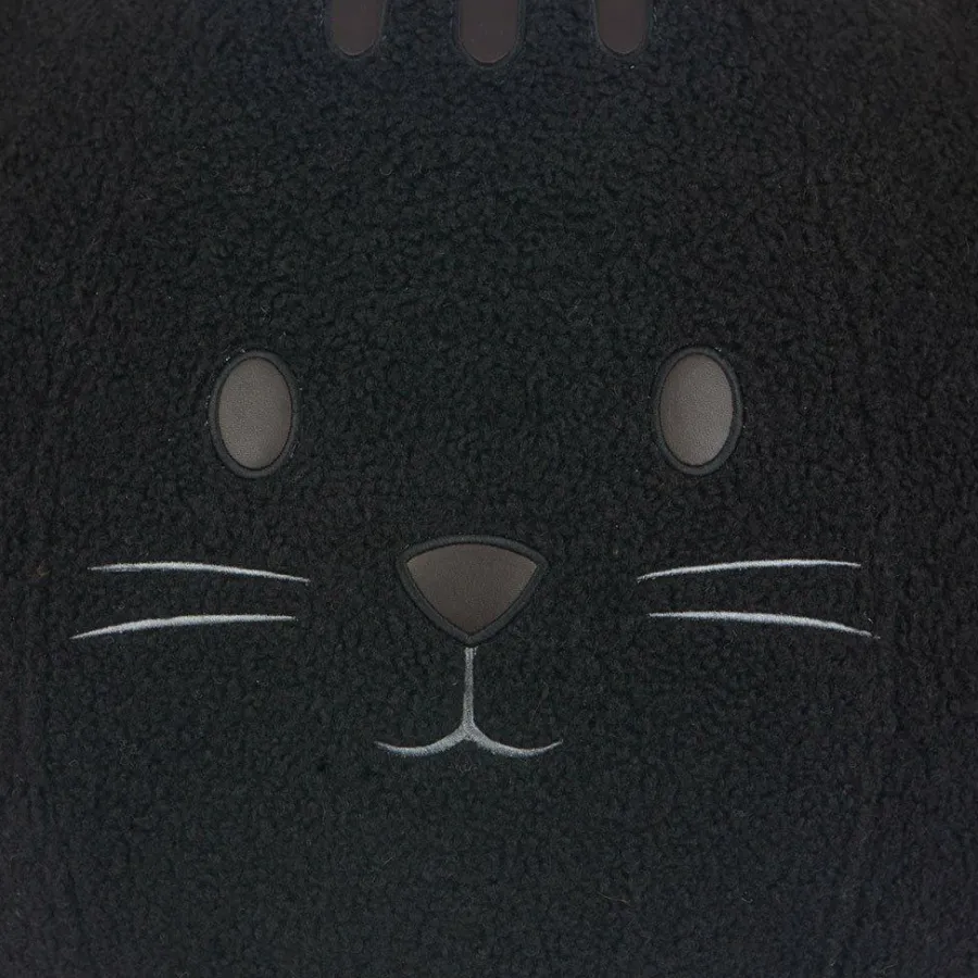 Balvi Poef Kitty zwart polyester