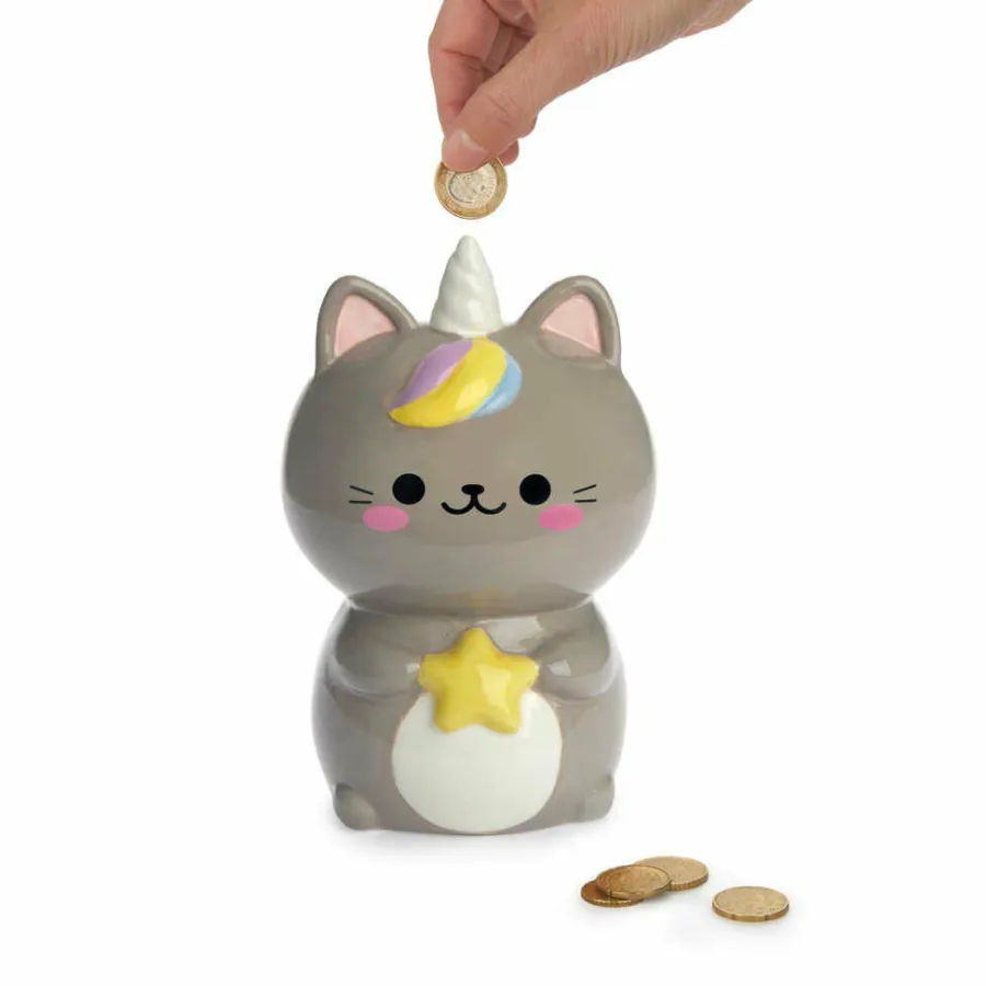 Balvi Spaarpot Kawaii Starry grijs Discount