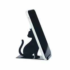 Balvi Telefoonhouder Feline zwart metaal New