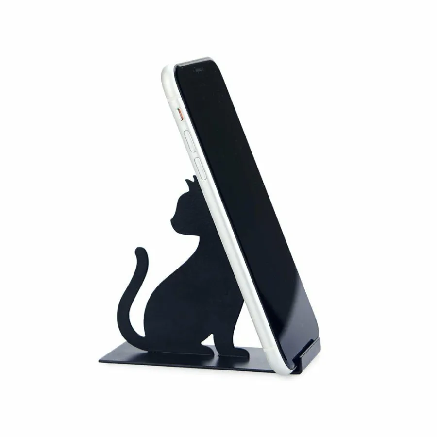 Balvi Telefoonhouder Feline zwart metaal New