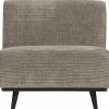 BePureHome Statement 1-zits element brede platte rib clay Discount