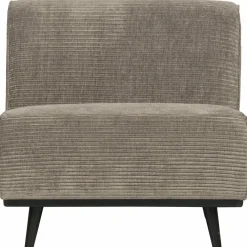 BePureHome Statement 1-zits element brede platte rib clay Discount