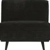 BePureHome Statement 1-zits element brede platte rib graphite New