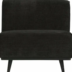 BePureHome Statement 1-zits element brede platte rib graphite New