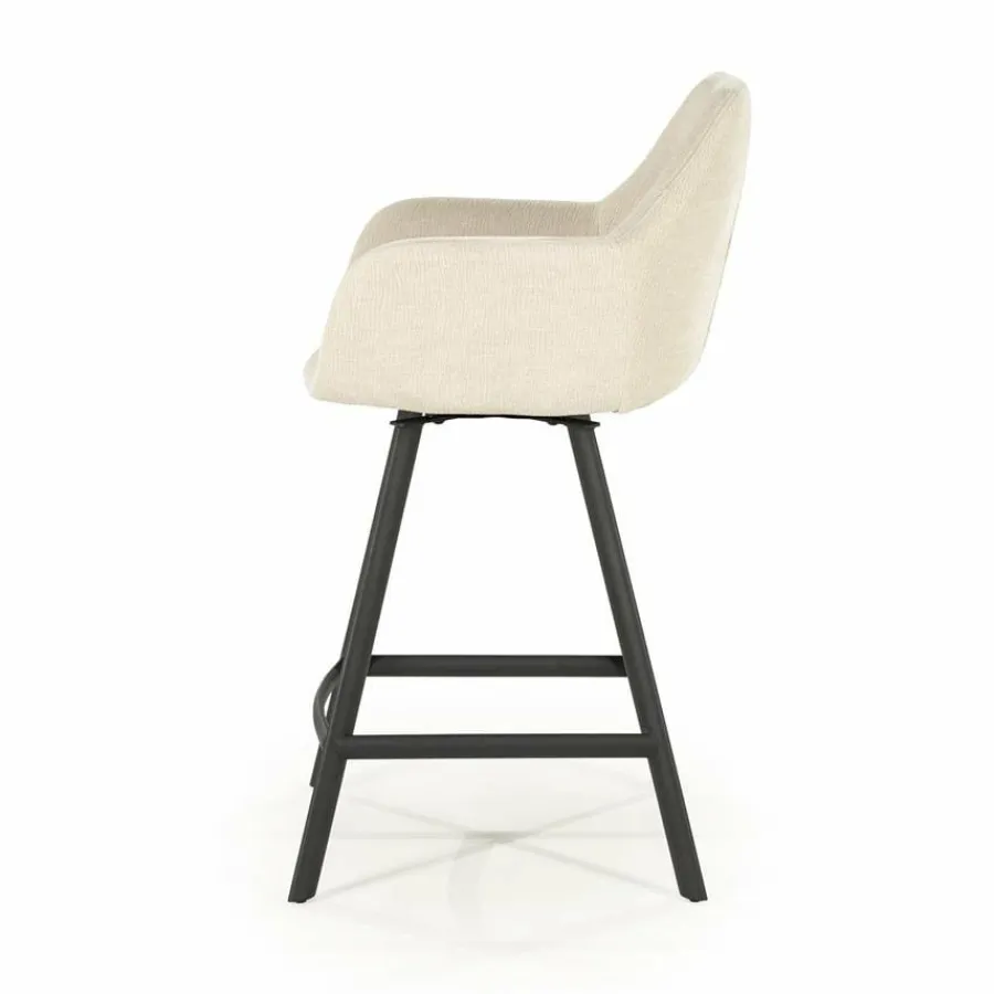 By Boo Barstoel Bliss with armleuning - beige Hot