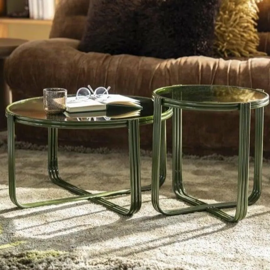 By Boo Bijzettafel Groovy - groen