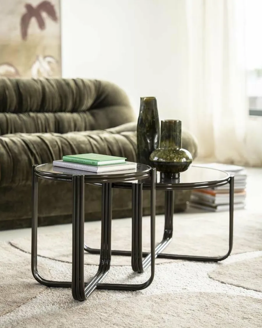 By Boo Bijzettafel Groovy - bruin New