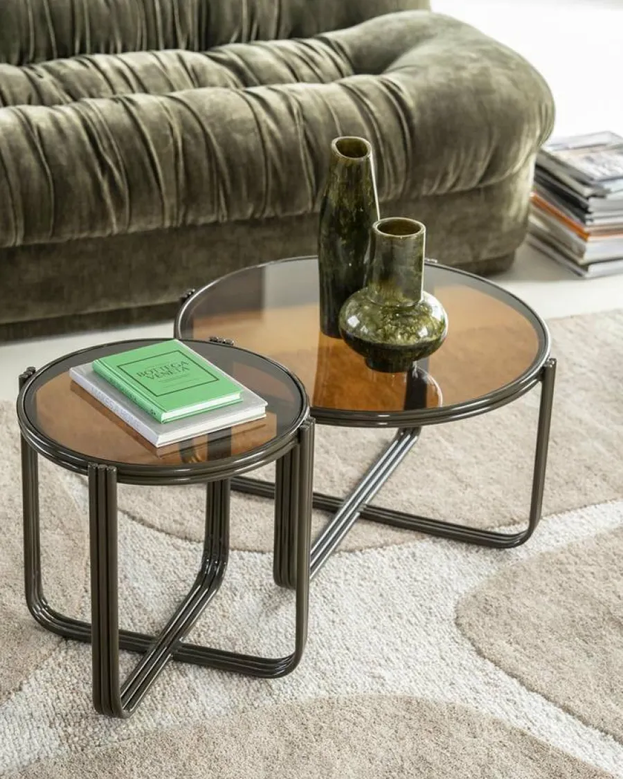 By Boo Bijzettafel Groovy - bruin New