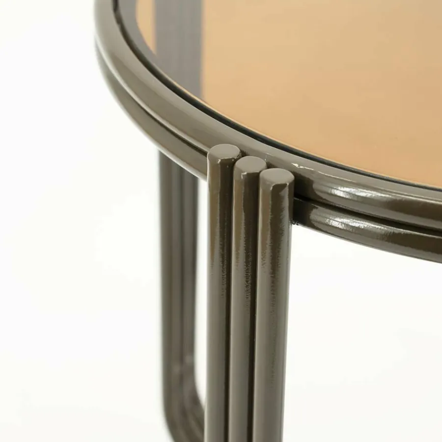 By Boo Bijzettafel Groovy - bruin New