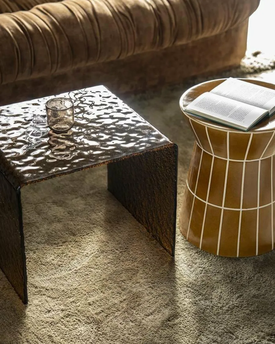 By Boo Bijzettafel Ripple glas Hot
