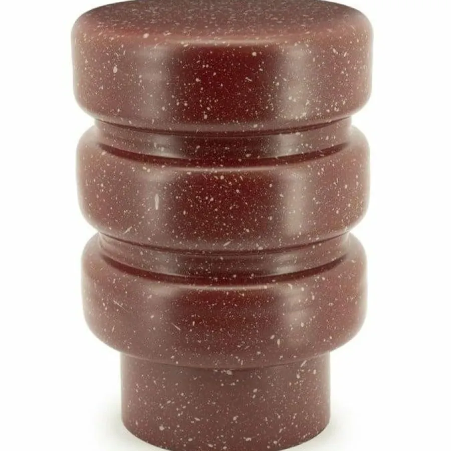 By Boo Bijzettafel Spatter - burgundy Sale