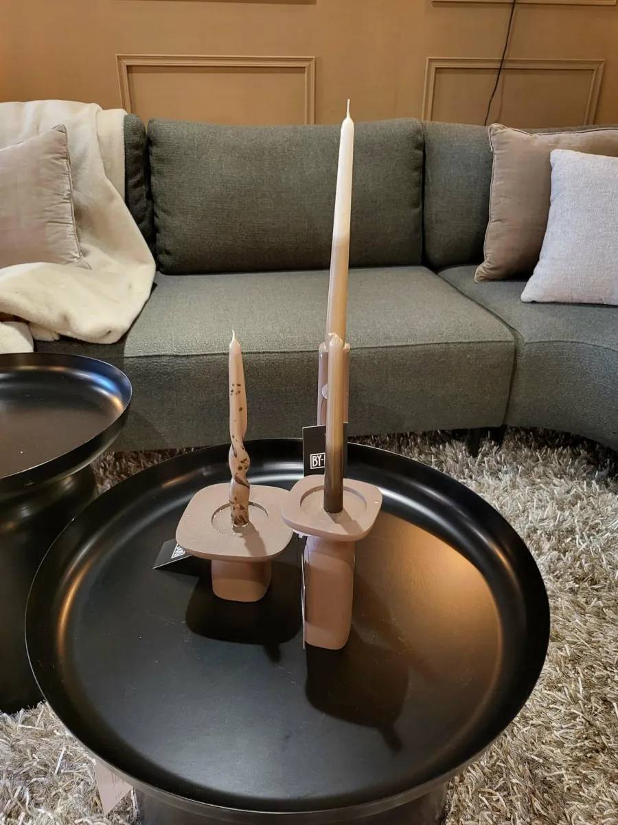 By Boo Candle holder Squand large - beige Clearance
