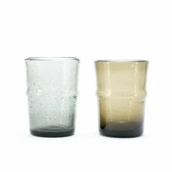 By Boo Drink glas Bubble klein - bruin Discount
