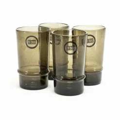 By Boo Drink glas Bubble groot - bruin Outlet
