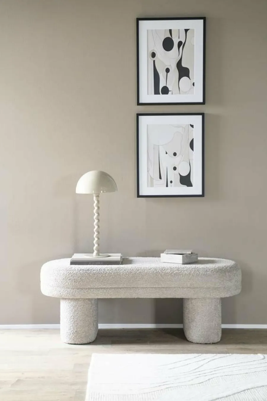 By Boo Eettafelbank / halbank Rama – taupe
