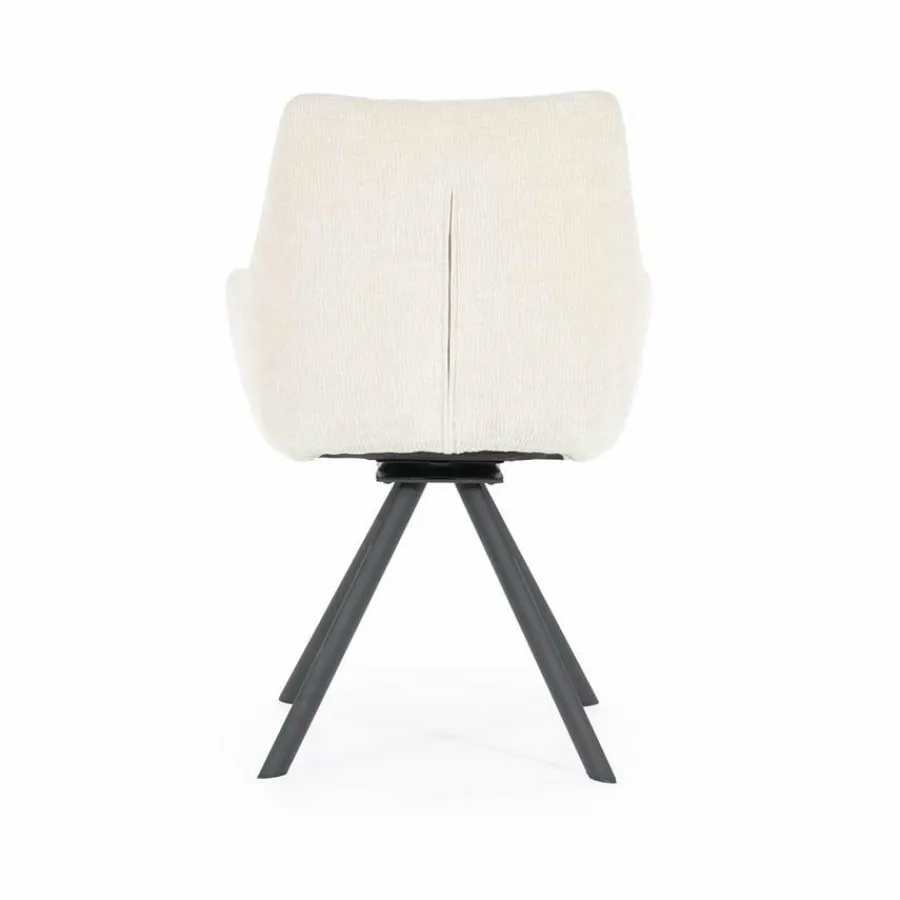By Boo Eettafelstoel Bliss met armleuning - beige Discount