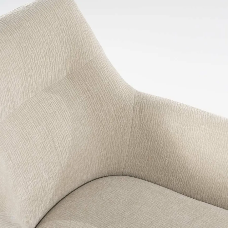 By Boo Eettafelstoel Bliss met armleuning - beige Discount