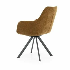 By Boo Eettafelstoel Bliss met armleuning - mosterd New