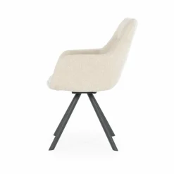 By Boo Eettafelstoel Bliss met armleuning - taupe Best