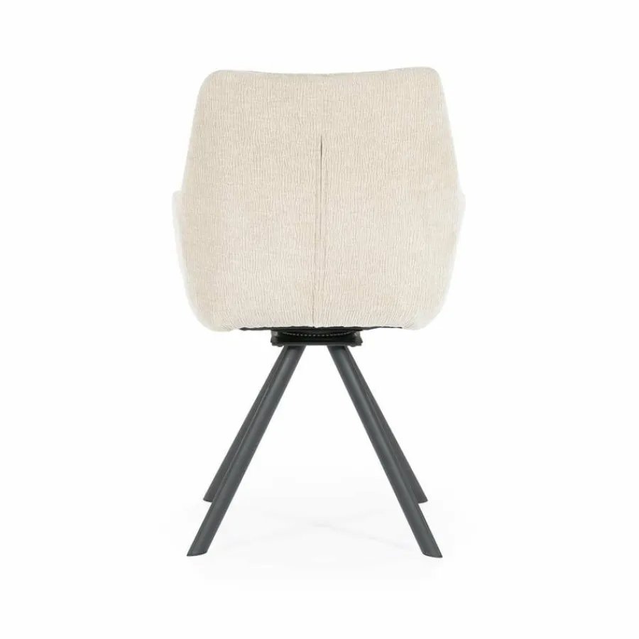 By Boo Eettafelstoel Bliss met armleuning - taupe Best