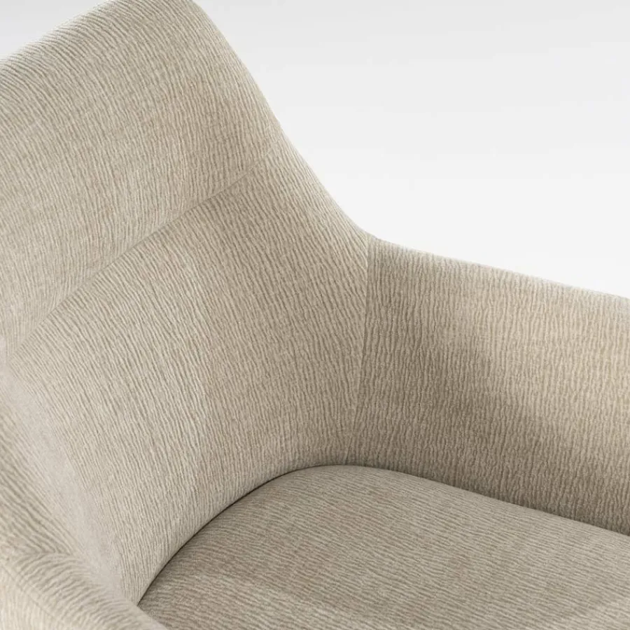 By Boo Eettafelstoel Bliss met armleuning - taupe Best